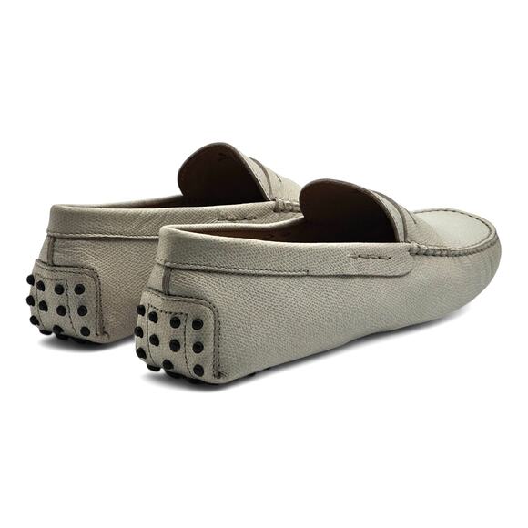 Tod\'s Driving Shoes City Gommino Leather Loafers Gray US 9.5 UK 8 - New $695 main image 6